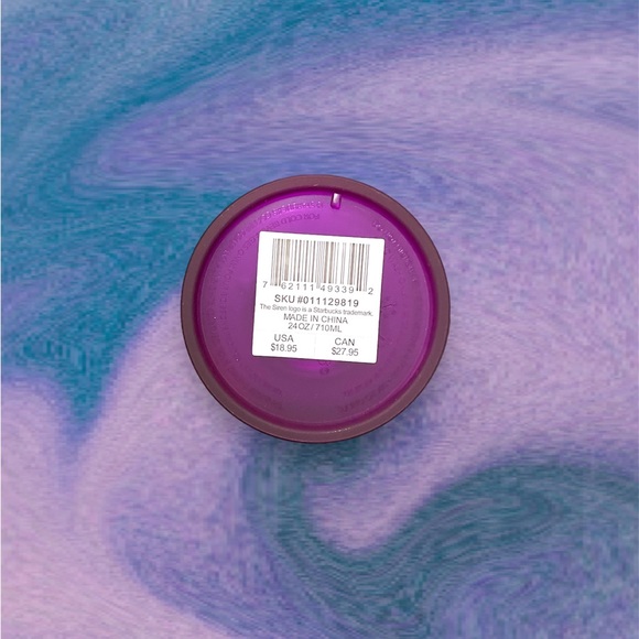 ♥︎ Starbucks 2022 Purple Soft Touch Matte Venti Tumbler ♥︎ - Picture 4 of 5